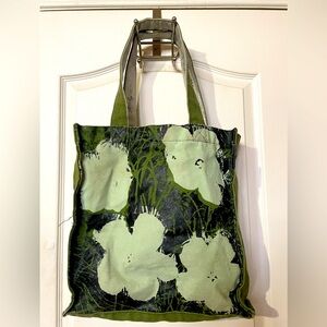Andy Warhol Army Green Canvas Tote Bag